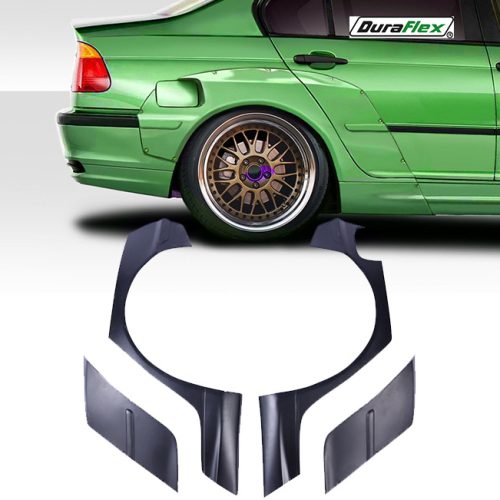 BMW 3 Series E46 4DR Duraflex Circuit Wide Body Rear Fenders Flares 4 Piece