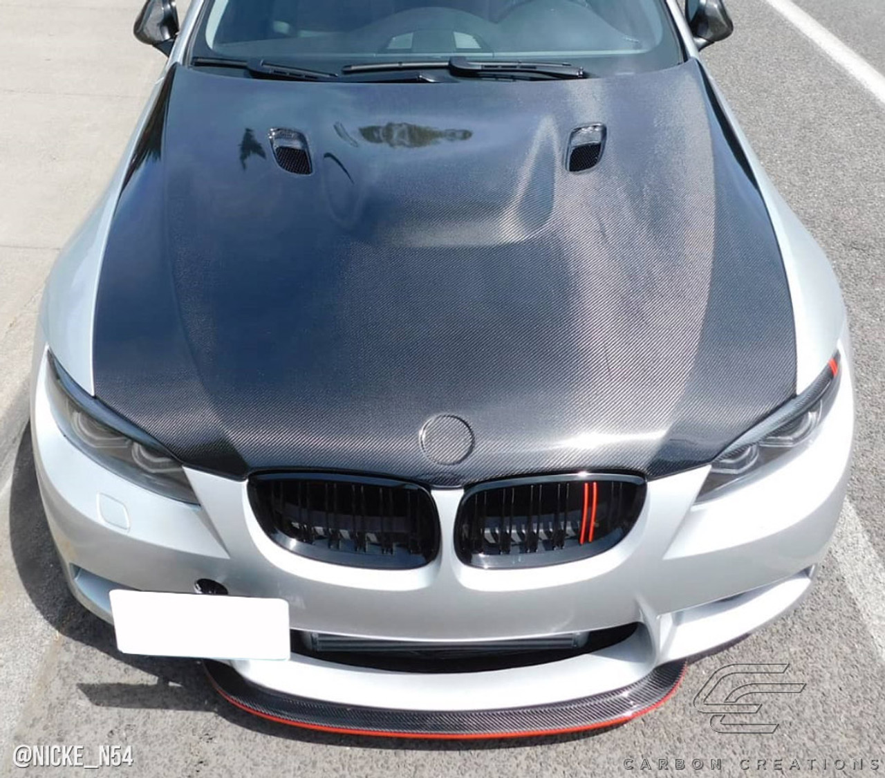2007-2012 BMW 3 Series E92 E93 Carbon Creations DriTech M3 Look Hood 1 Piece - Image 2