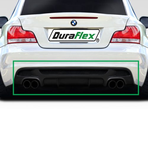 BMW 1 Series E82 E88 Duraflex M Tech Rear Diffuser 1 Piece