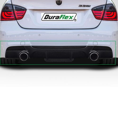 BMW 3 Series E90 E91 Duraflex M Performance Look Rear Diffuser 1 Piece