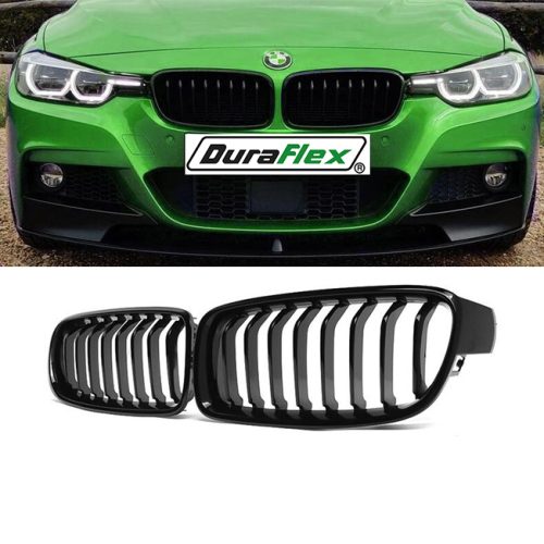 BMW F30 F31 3 Series M Performance Gloss Black Single Slat Front Kidney Grille