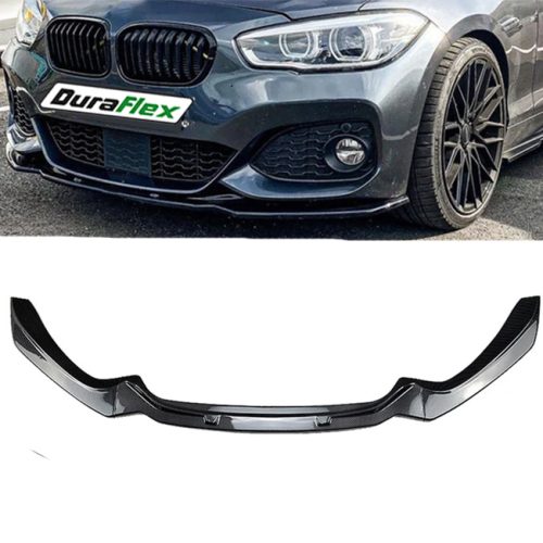 BMW 1 Series F20 F21 M-Pack Facelift LCI Front Bumper Lip Carbon Finish Duraflex