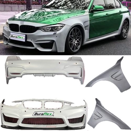 BMW 3 Series F30 F35 M3 Look Body Kit Front Bumper, Rear Bumper, Fenders