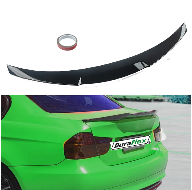 BMW E90 3-Series Gloss Black Rear Trunk Spoiler m4 Style