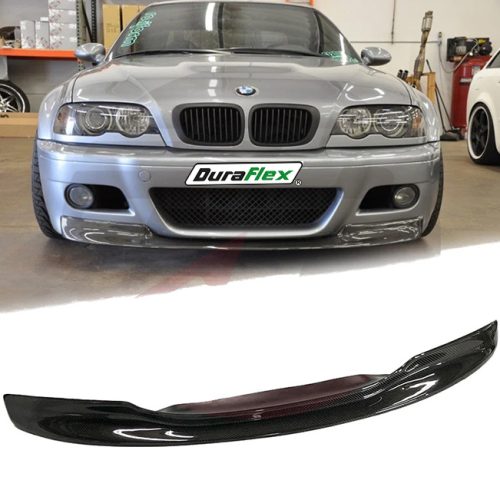 BMW 3 Series E46 CSL Front lip spoiler M3 bumper Splitter Carbon Fiber Finish