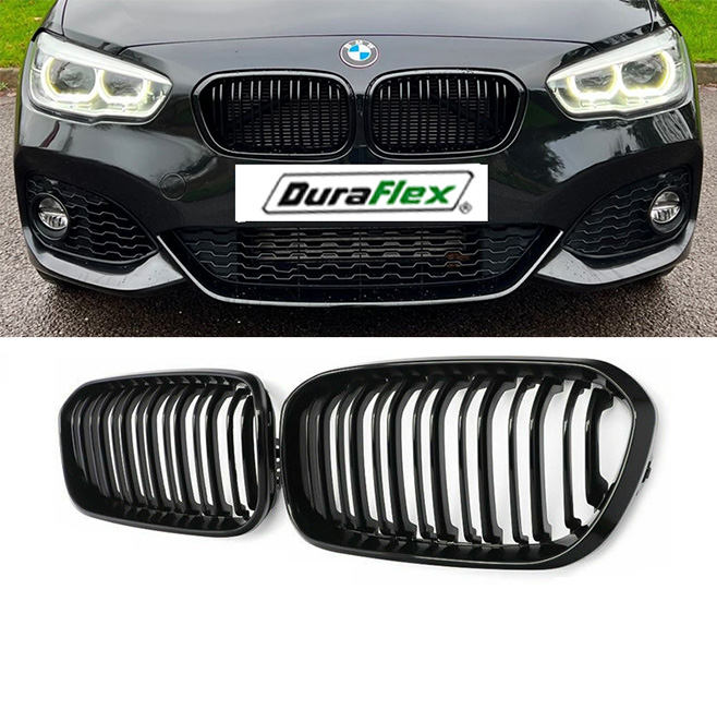BMW F20 F21 1 Series LCI Facelift Gloss Black M Performance Sport Kidney Grille