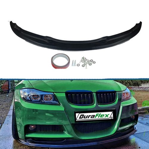 BMW 3 Series E90 E91 Pre LCI M sport Front Lip Gloss Black 1pc 05-08