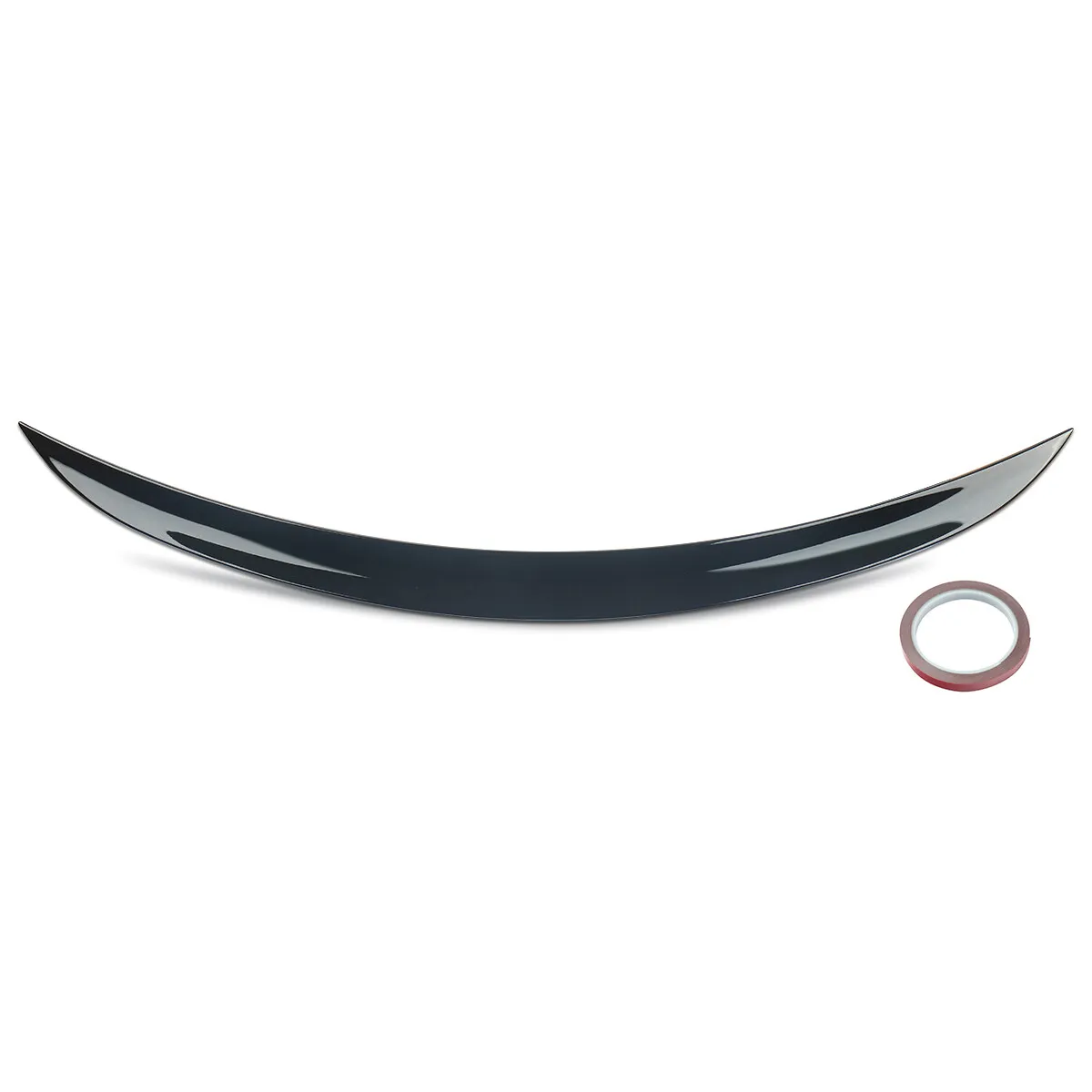 BMW E90 3-Series Gloss Black Rear Trunk Spoiler M Performance Style - Image 2