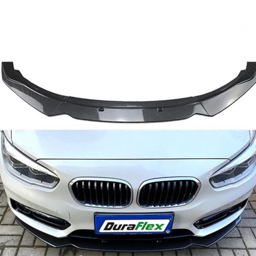 BMW 1 Series F20 F21 Front Bumper Lip Spoiler Splitter Carbon Finish 2011-2019