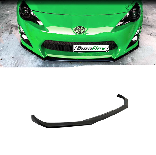 12-16 Toyota GT86 / Subaru BRZ STI Style Front Lip Black