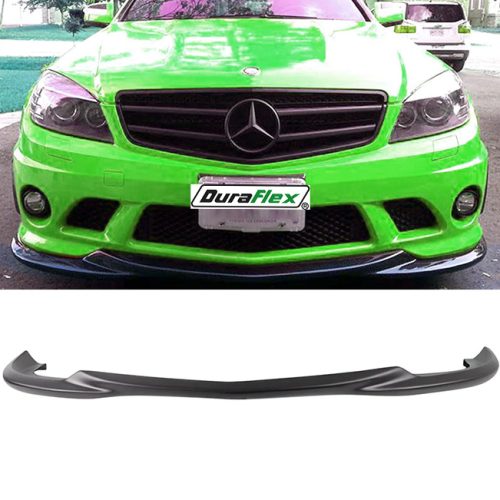 2008-2011 Mercedes C Class W204 C63 Pre-face Front Bumper Lip Black