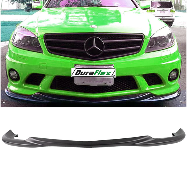 2008-2011 Mercedes C Class W204 C63 Pre-face Front Bumper Lip Black
