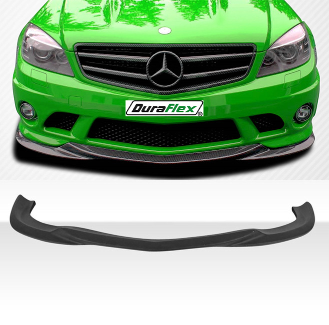 2008-2011 Mercedes C63 W204 Duraflex L-Sport Front Under Spoiler Air Dam Lip Splitter black 1 Piece