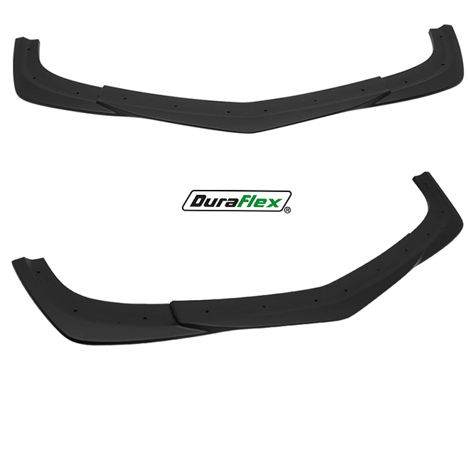2012 - 2014 Mercedes C Class W204 C63 AMG GH Style Front Bumper Lip Black - Image 2