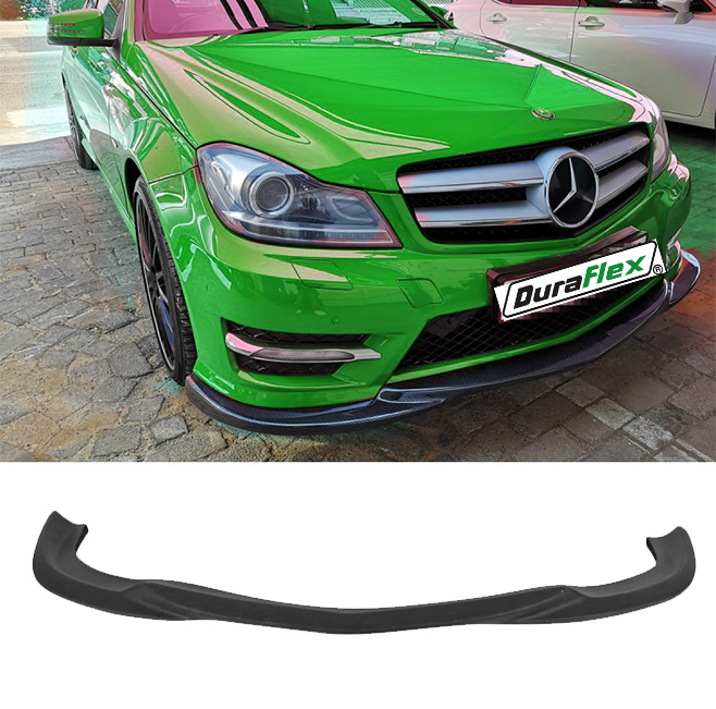2012-2014 Mercedes C Class W204 Duraflex L Sport Front Lip Spoiler Black 1 Piece