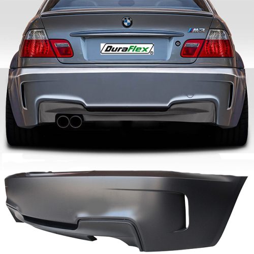 1999-2006 BMW 3 Series E46 2DR 4DR Duraflex 1M Look Rear Bumper Cover 1 Piece