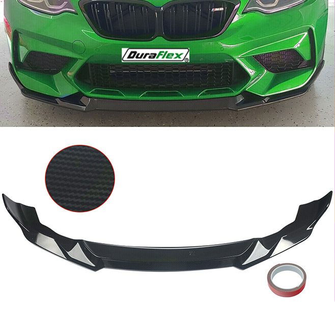 BMW F87 M2 CS Style Front Bumper Lip Spoiler Carbon Fiber