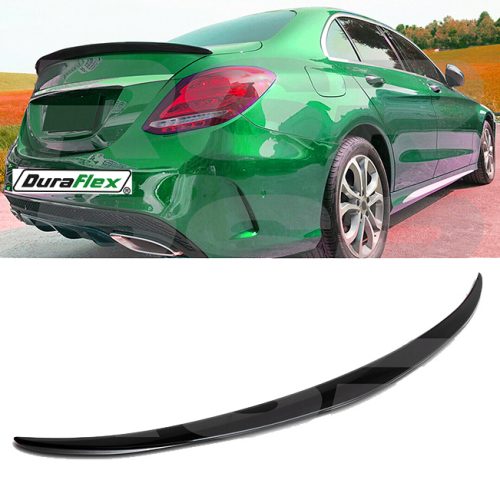 2014 – 2021 Mercedes C Class W205 C205 Amg Style Rear Trunk Boot Spoiler Gloss Black