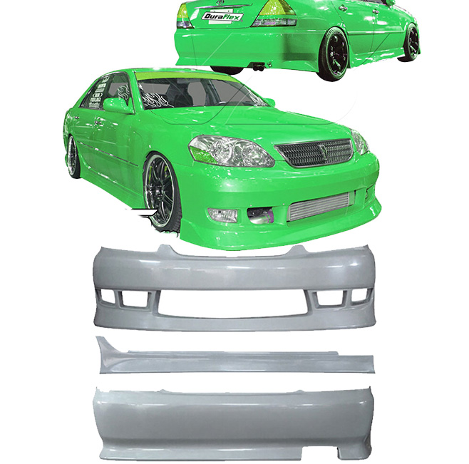 2000-2004 Mark 2 JZX110 LCI Model Final Konnexio Style Body Kit Front Bumper Side Skirt Rear Bumper
