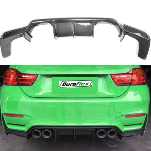 Bmw F80 M3/ F82 M4 / F83 M4 Rear Bumper Diffuser PSM Style Carbon Fiber Finish