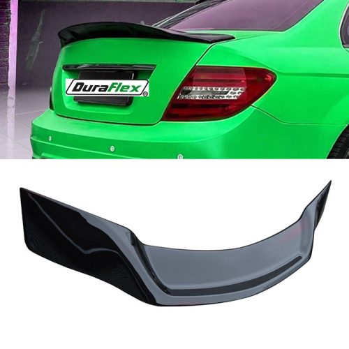 2008 – 2014 Mercedes C Class W204 R Type Ducktail Wing Boot Lip Gloss Black Duraflex