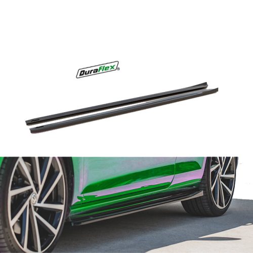 Volkswagen Golf MK7 R / R-Line Facelift Side Skirts Gloss Black