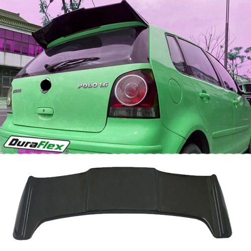 Volkswagen VW Polo 9N / Vivo Osir Style Gloss Black Roof Spoiler Duraflex