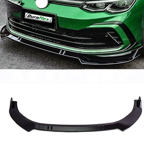 Volkswagen Golf MK8 Front Lip Chin Spoiler Gloss Black