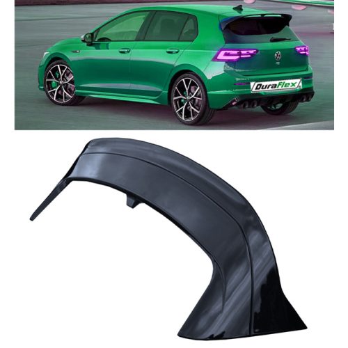 Volkswagen Golf MK8 R-Line Clubsport Style Gloss Black Roof Spoiler