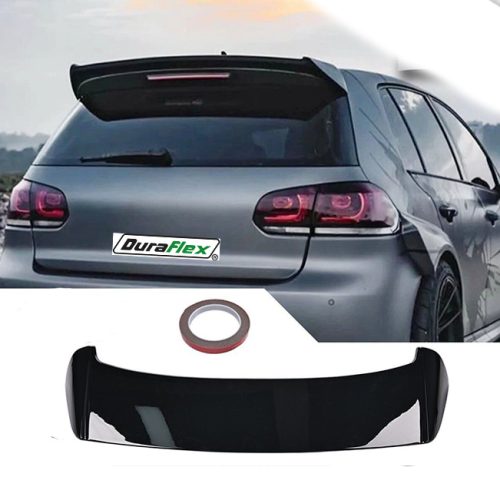 Volkswagen Golf Mk6 Gti Gtd R20 Roof spoiler O Style Gloss Black