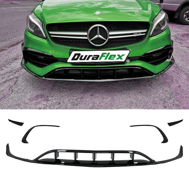 2016-2018 Mercedes-Benz CLA-Class W117 facelift 8pcs front lip & canards