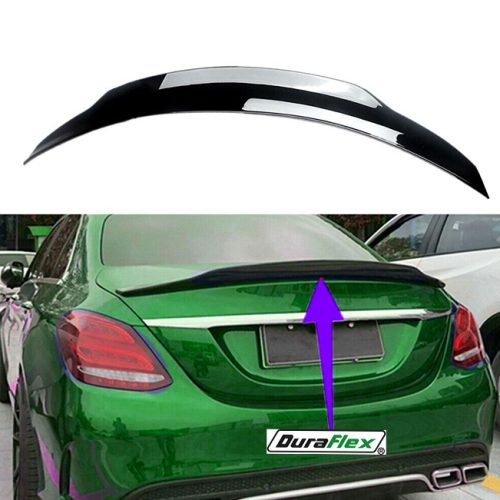 2014 – 2021 Mercedes C Class W205 C205 Psm Rear Trunk Boot Lid Spoiler Gloss Black