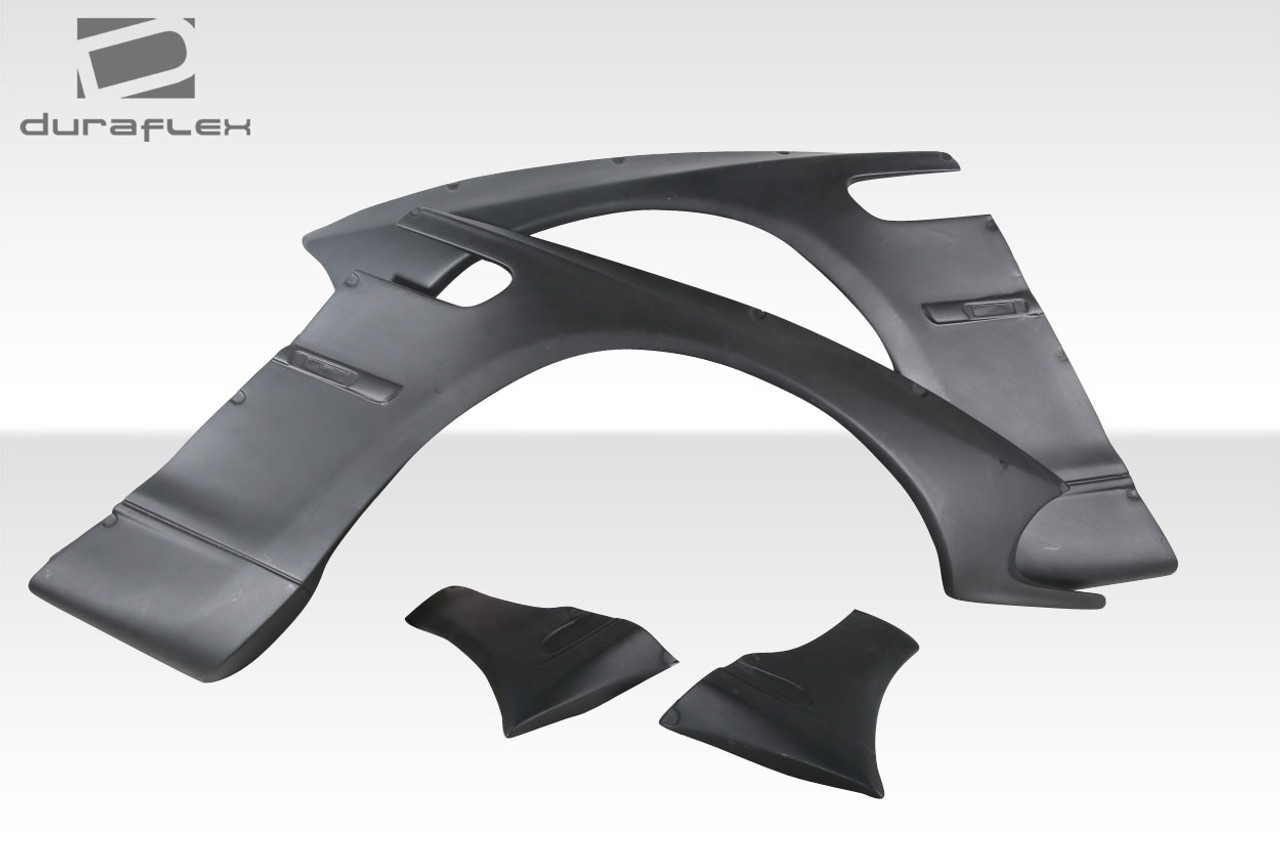 2001-2006 BMW M3 E46 Duraflex Circuit Front Fender Flares 4 Piece - Image 2