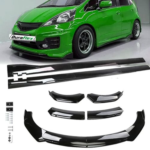 2006-2016 Honda Fit Front Lip Spoiler / Side Skirt/Strut Rods kit