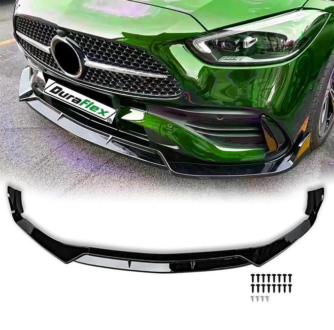 2022-2024 Mercedes-Benz C-Class W206 AMG Line/ 2023 AMG C43 Front Lip Spoiler Gloss Black