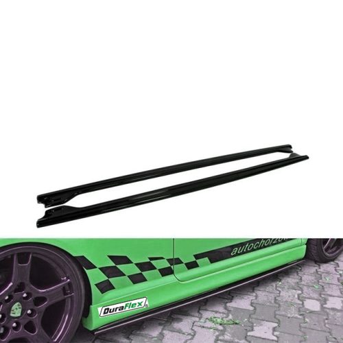 Volkswagen Golf 4 Hatchback Glossy Black Side Skirts