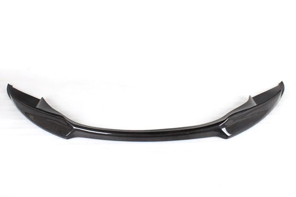 BMW 3 Series E92 E93 E90 M3 V Style Front Bumper Lip Carbon Fiber Finish - Image 2