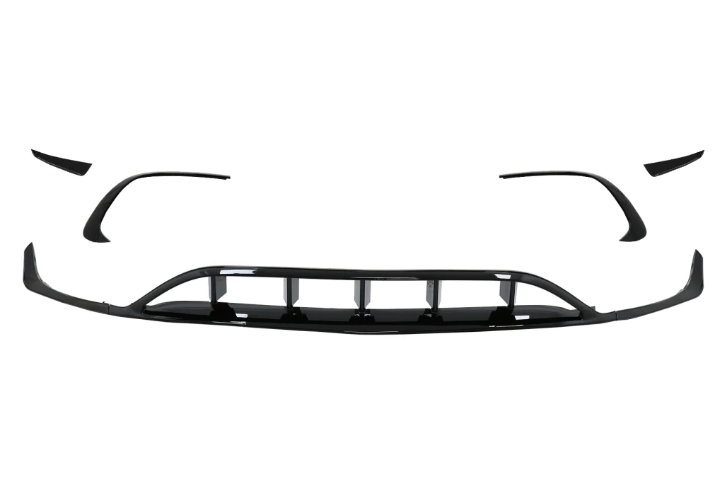 2016-2018 Mercedes-Benz CLA-Class W117 facelift 8pcs front lip & canards - Image 2