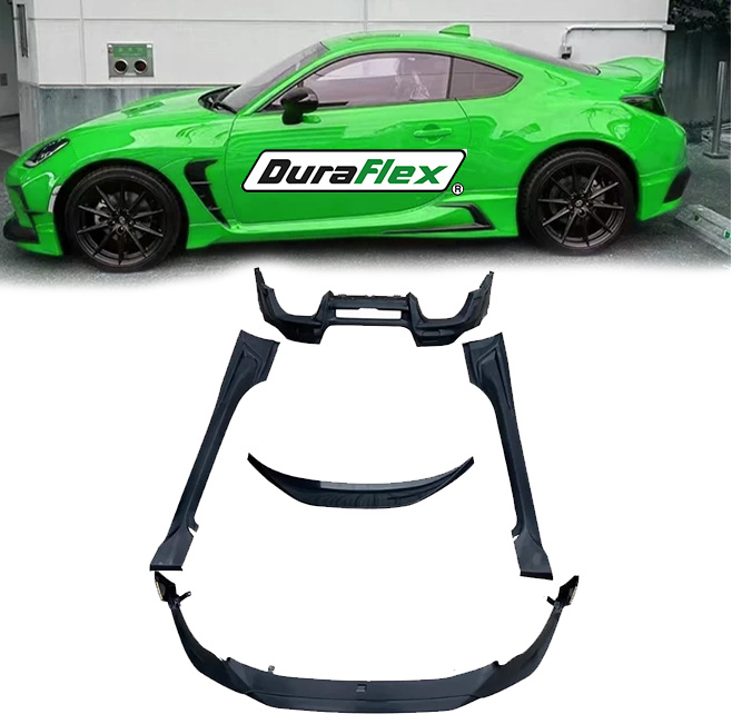 21 - 24 Toyota GR86 / Subaru BRZ Bumper Front Lip Rear Trunk Diffuser Spoiler Side Skirt Black Body Kit