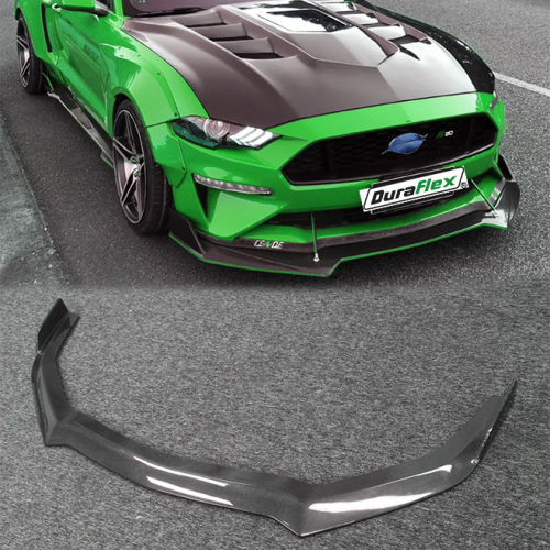 2015-2022 Real Carbon Fiber Ford Mustang Front lip Spoiler Robot Style