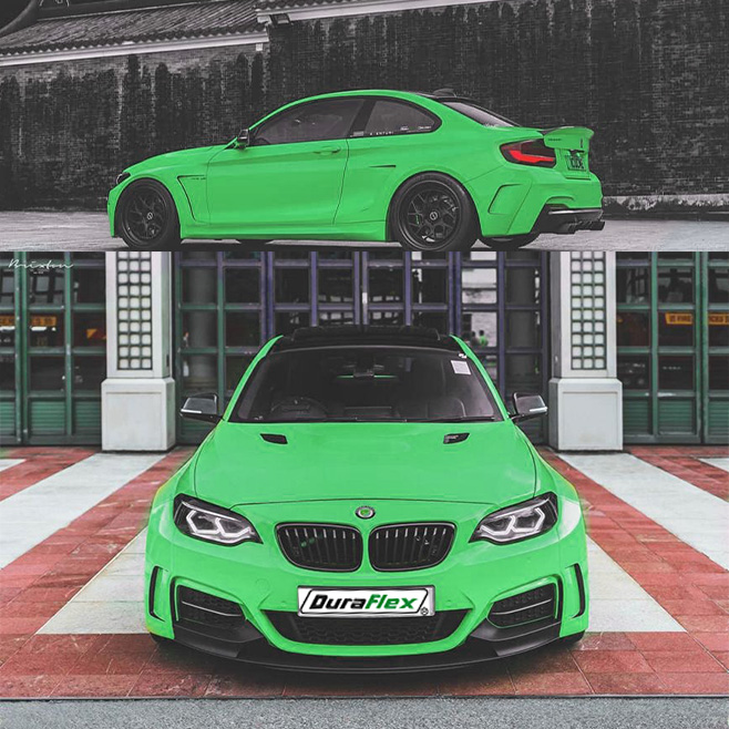 2014-2021 BMW 2 Series F22 F23 Manhart Wide body kit aero kits-11pcs - Image 5