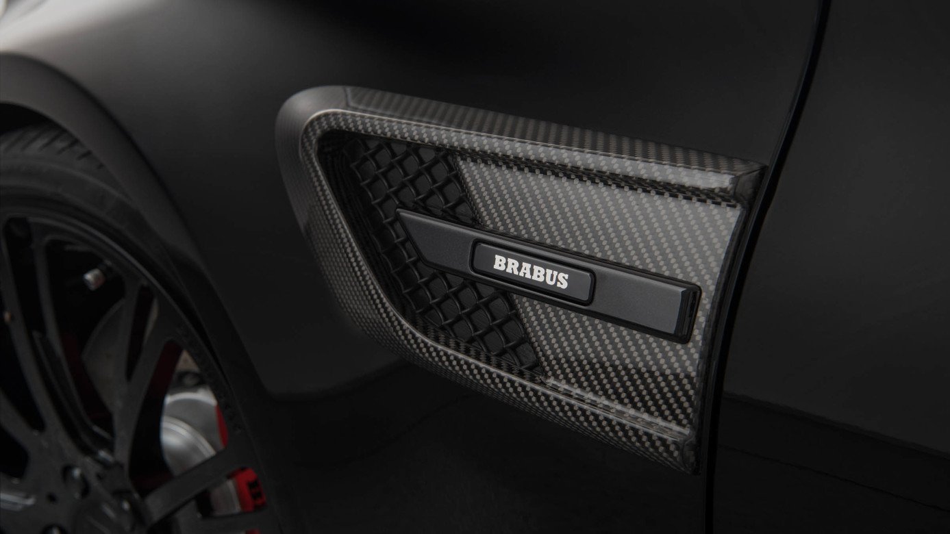 14-18 Mercedes C-Class C 205 AMG C 63 Coupe Brabus Carbon Fiber Body kit set - Image 3