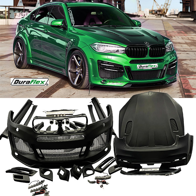 2013-2019 BMW F16 X6 / X6M F86 Lumma Style Tuning Wide Body Kit