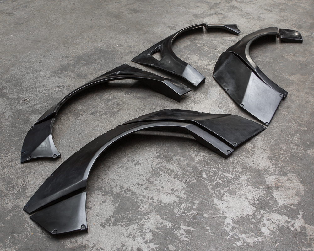 Mercedes-Benz CLA Wide-Body Fairy Design Wide Wheel Arch Aerodynamic Kit - Image 2