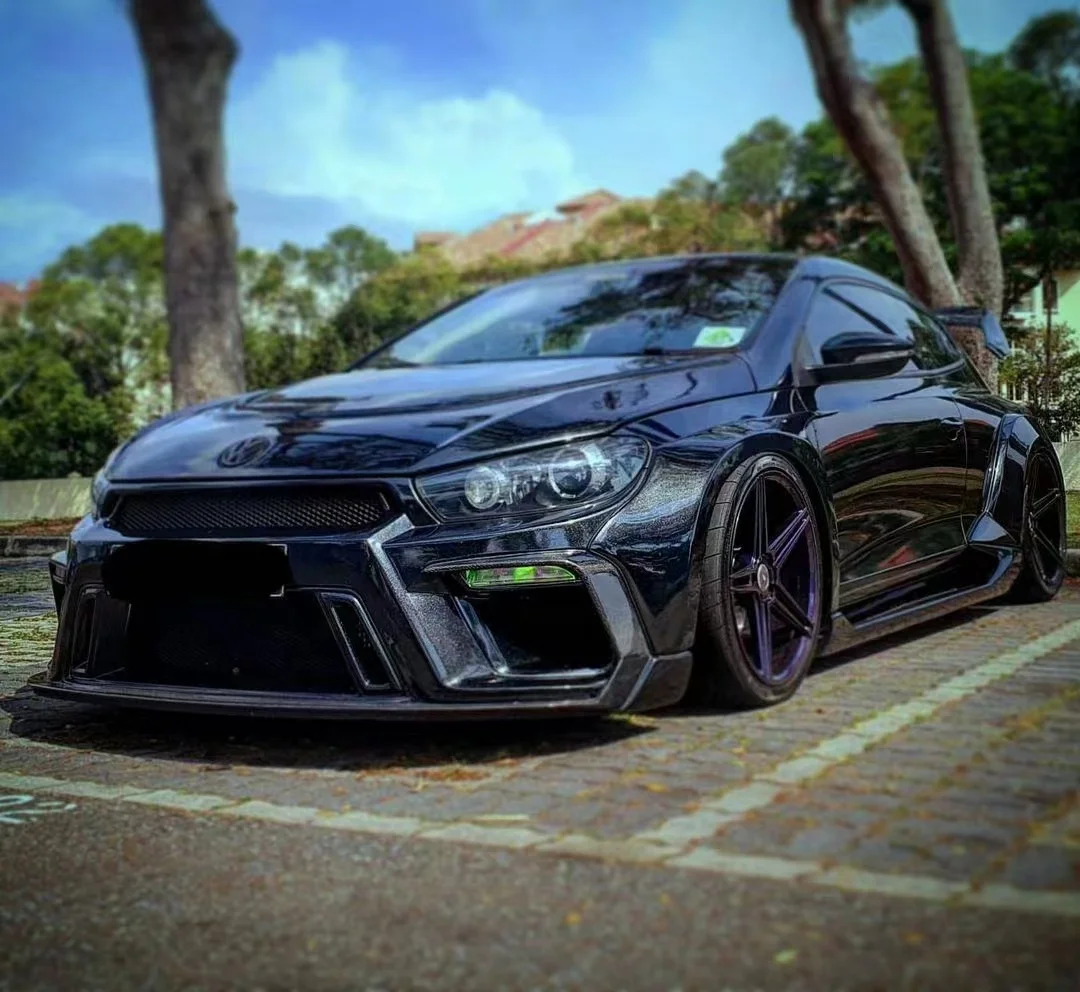 2008-2017 Volkswagen Golf Scirocco Aspec style wide body kit Duraflex - Image 7
