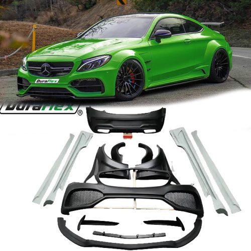 14-18 Mercedes C-Class W205 AMG PD Style widebody kit CF+FRP