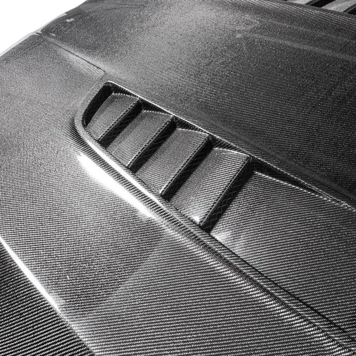 2011-2016 BMW 5 series F10 DTM Style Carbon Fiber Hood Bonnet - Image 3