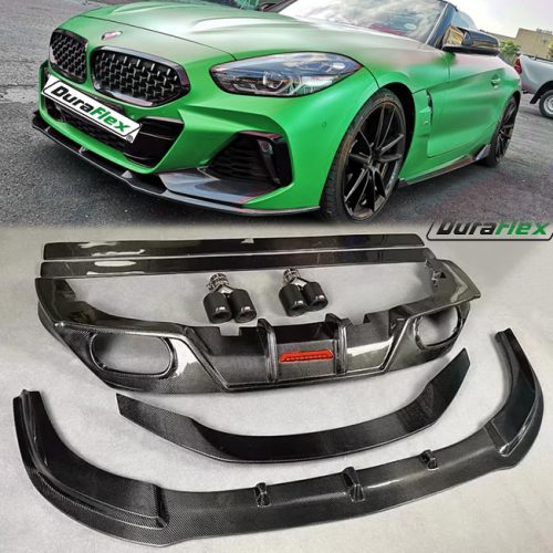 2019-2023 BMW Z4 G29 AC body kit style carbon fiber front bumper lip side skirt rear diffuser rear spoiler