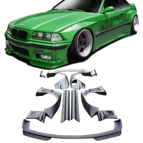 1990-1999 BMW 3 Series E36 Coupe 2DR Rocket Bunny Wide Body Kit 8pc