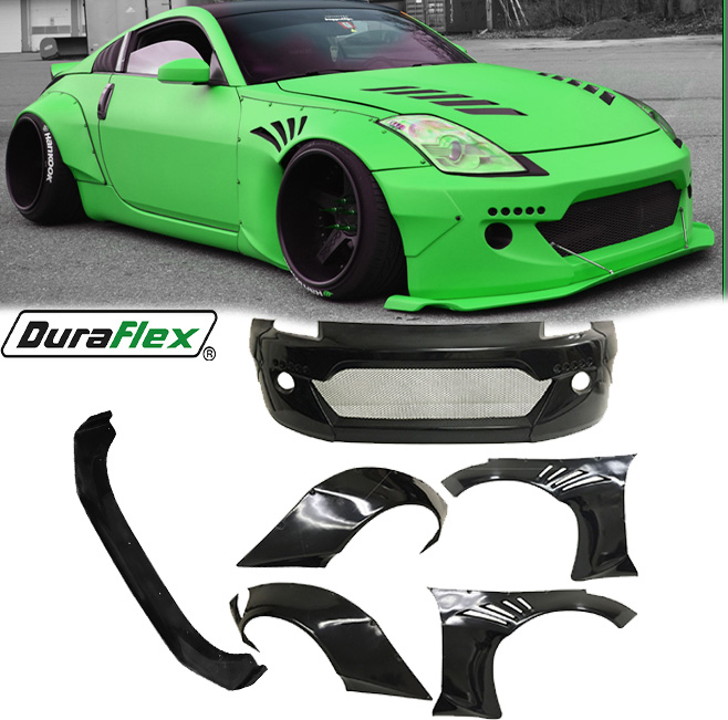 2003-2008 Nissan 350Z Z33 Duraflex Rocket Bunny Style Full Wide Body Kit